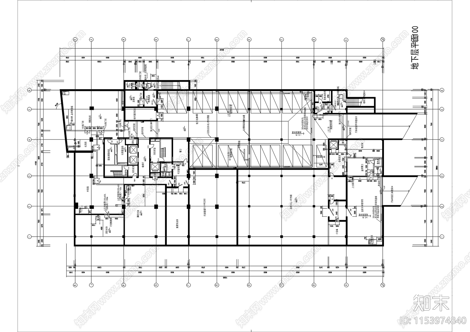 工商银行建筑CADcad施工图下载【ID:1153974840】