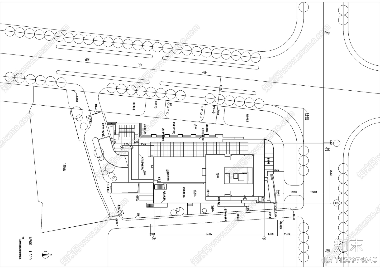 工商银行建筑CADcad施工图下载【ID:1153974840】