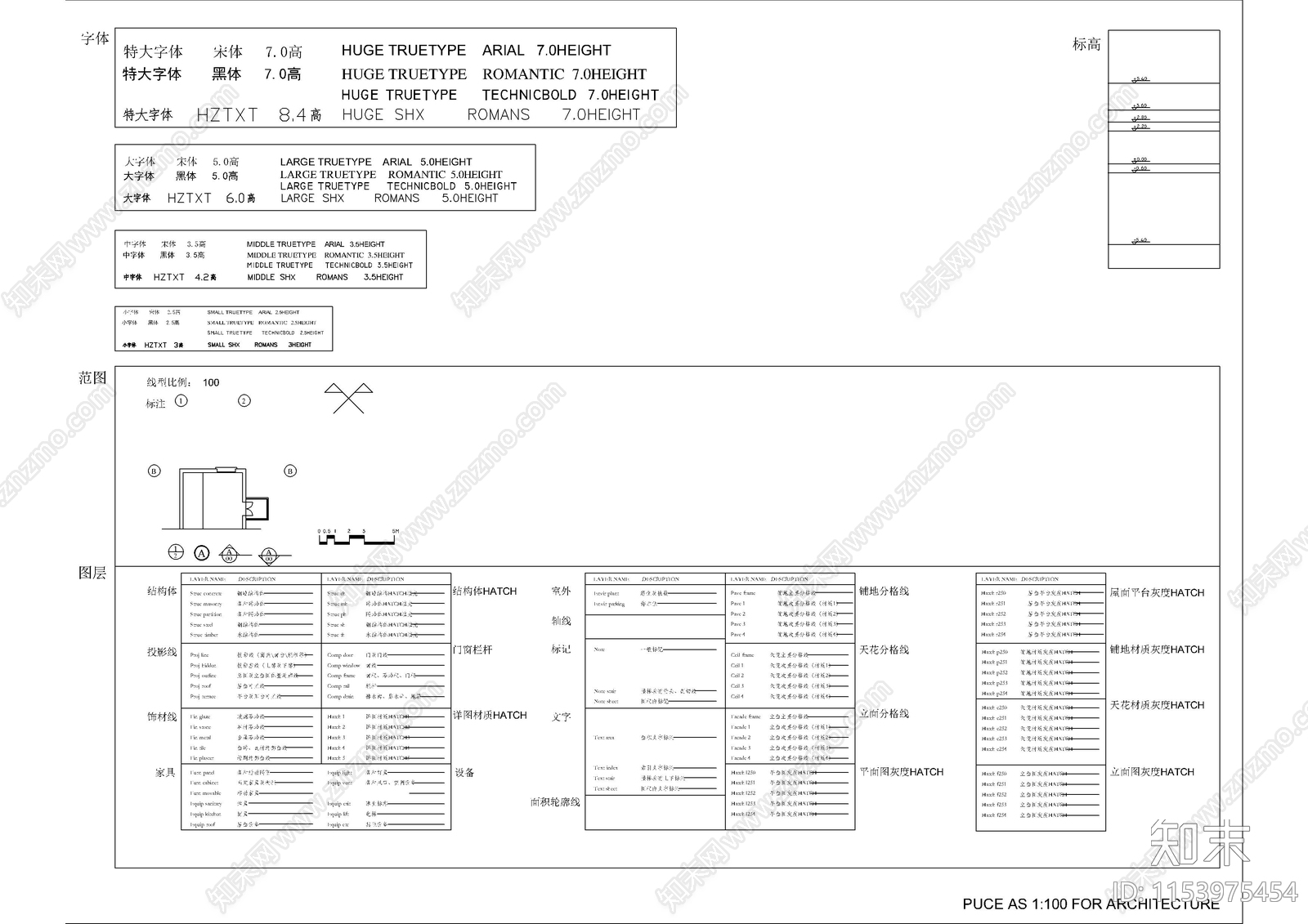 大学建筑城规学院建筑cad施工图下载【ID:1153975454】