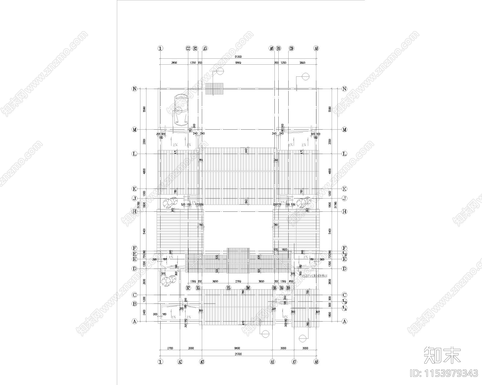 四合院cad施工图下载【ID:1153979343】