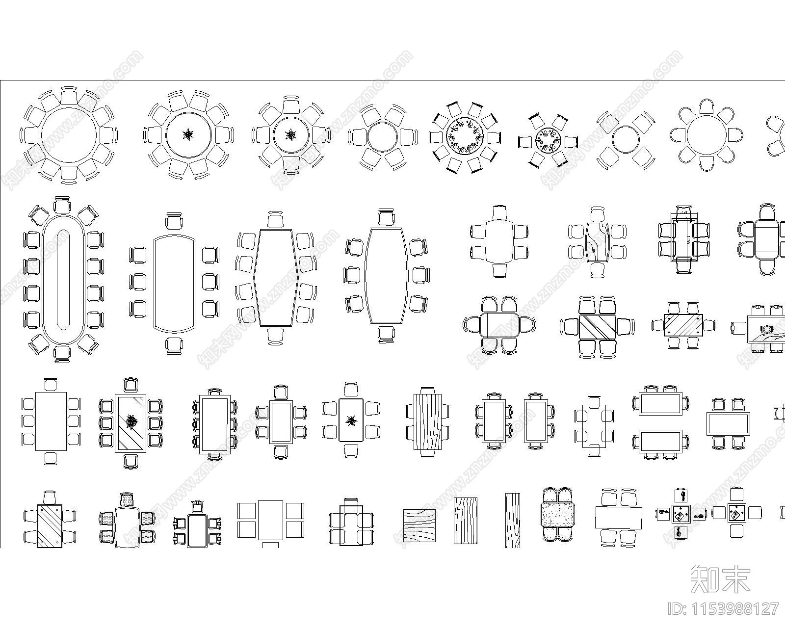 家具图库CAD图纸