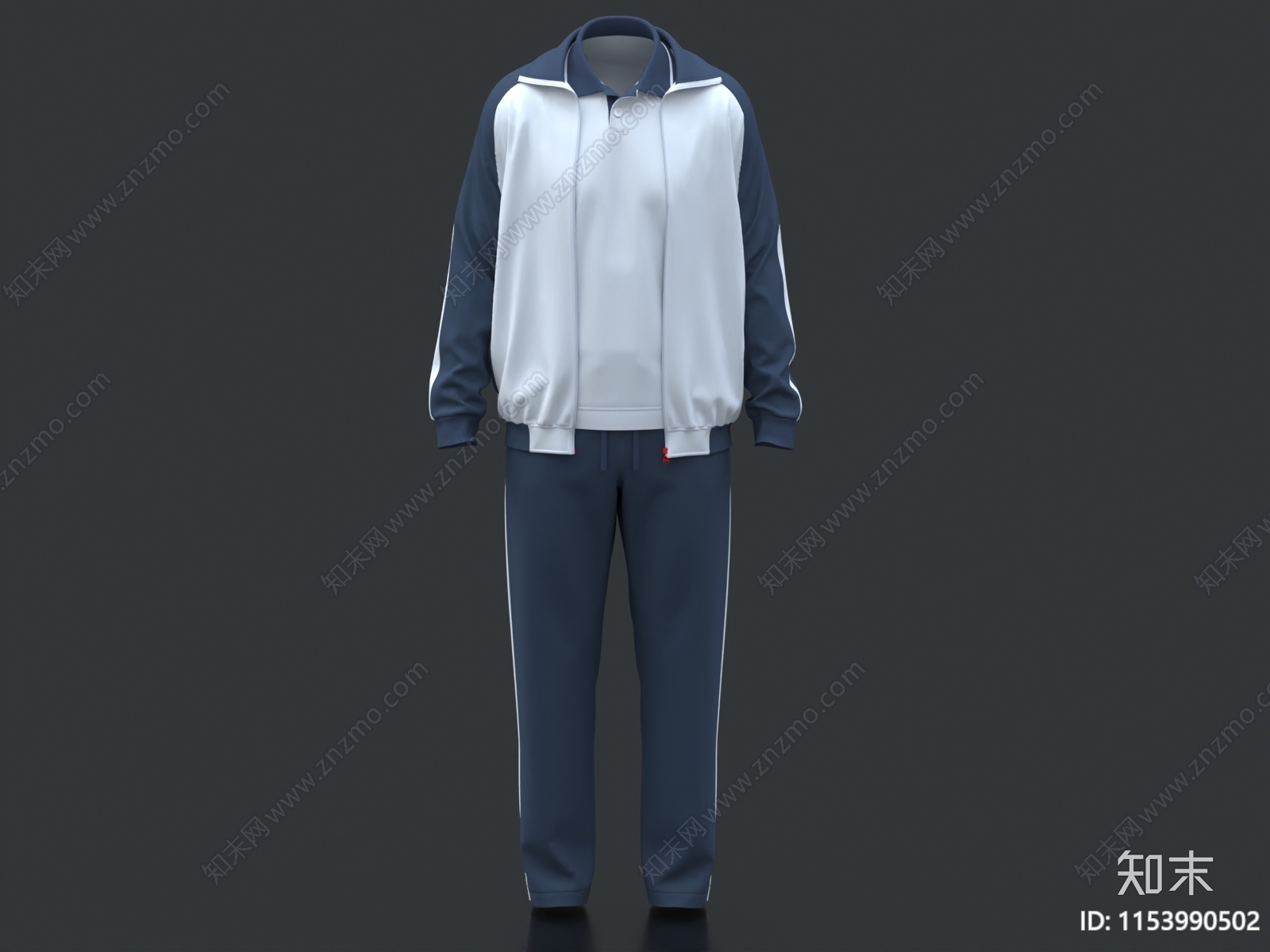 运动服3D模型下载【ID:1153990502】