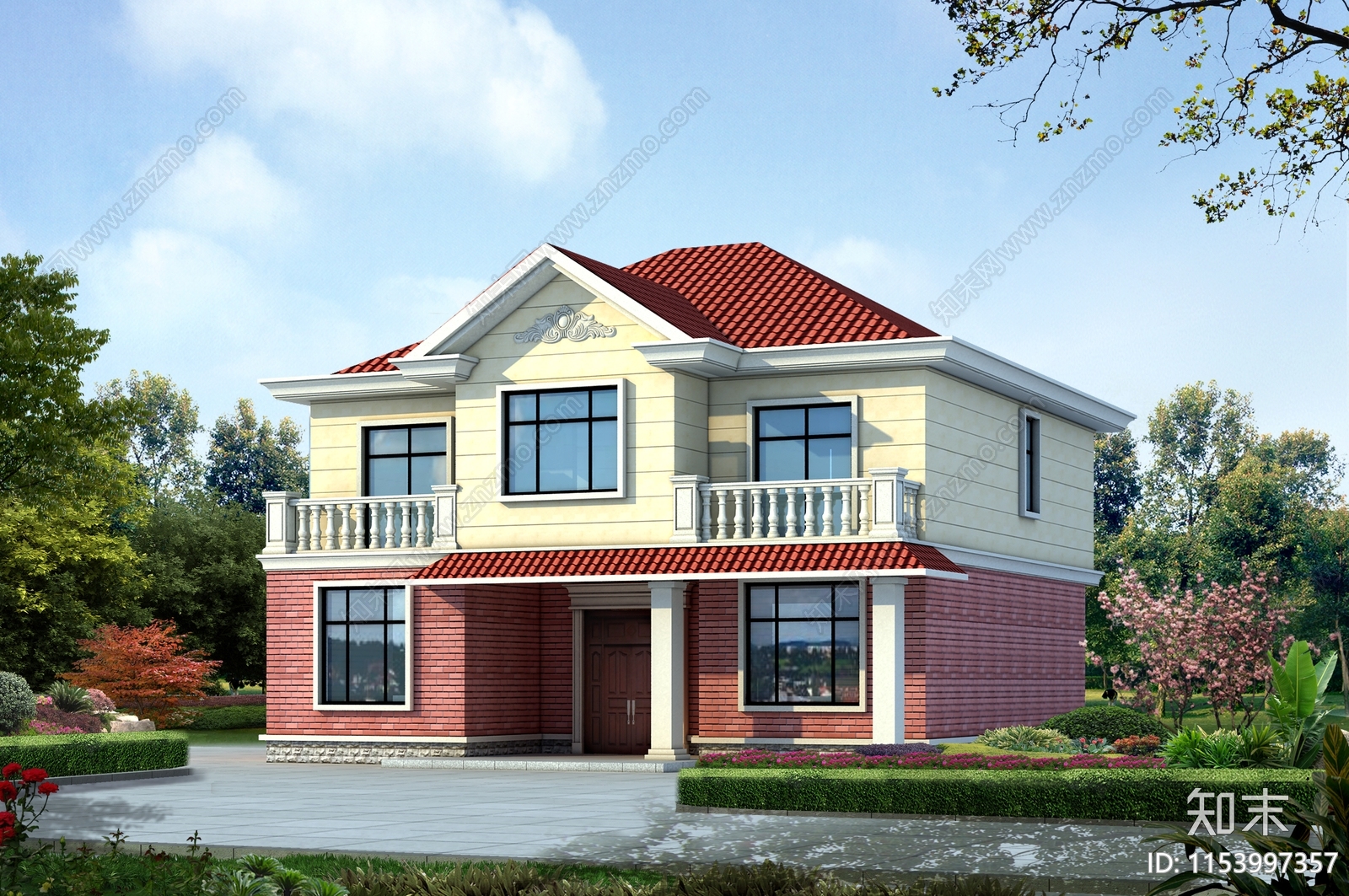 二层自建房施工图下载【ID:1153997357】