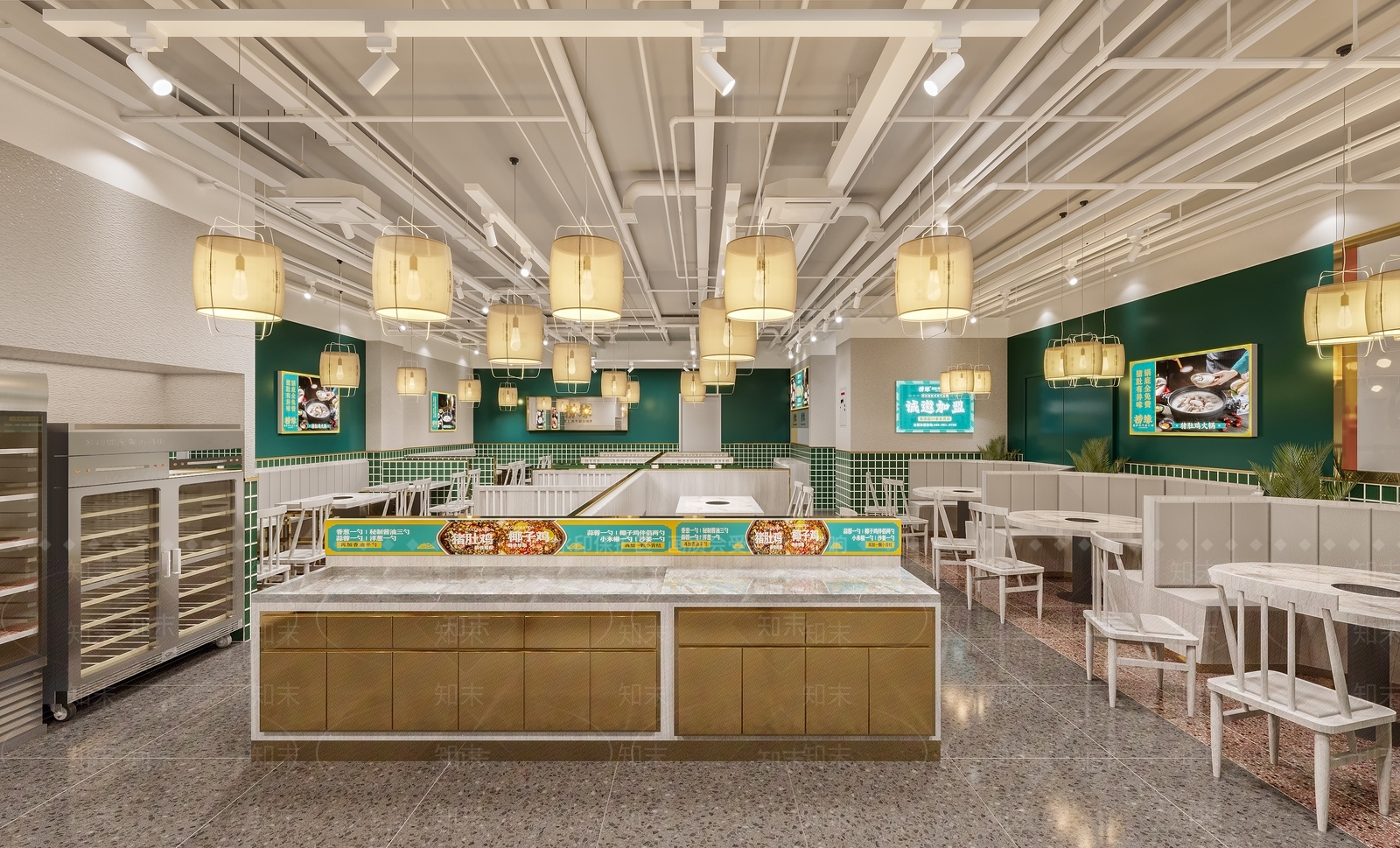 工业风粤式猪肚鸡火锅SU模型下载【ID:1154116739】