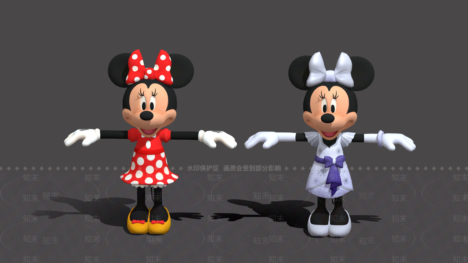 米老鼠3D模型下载【ID:1153998246】