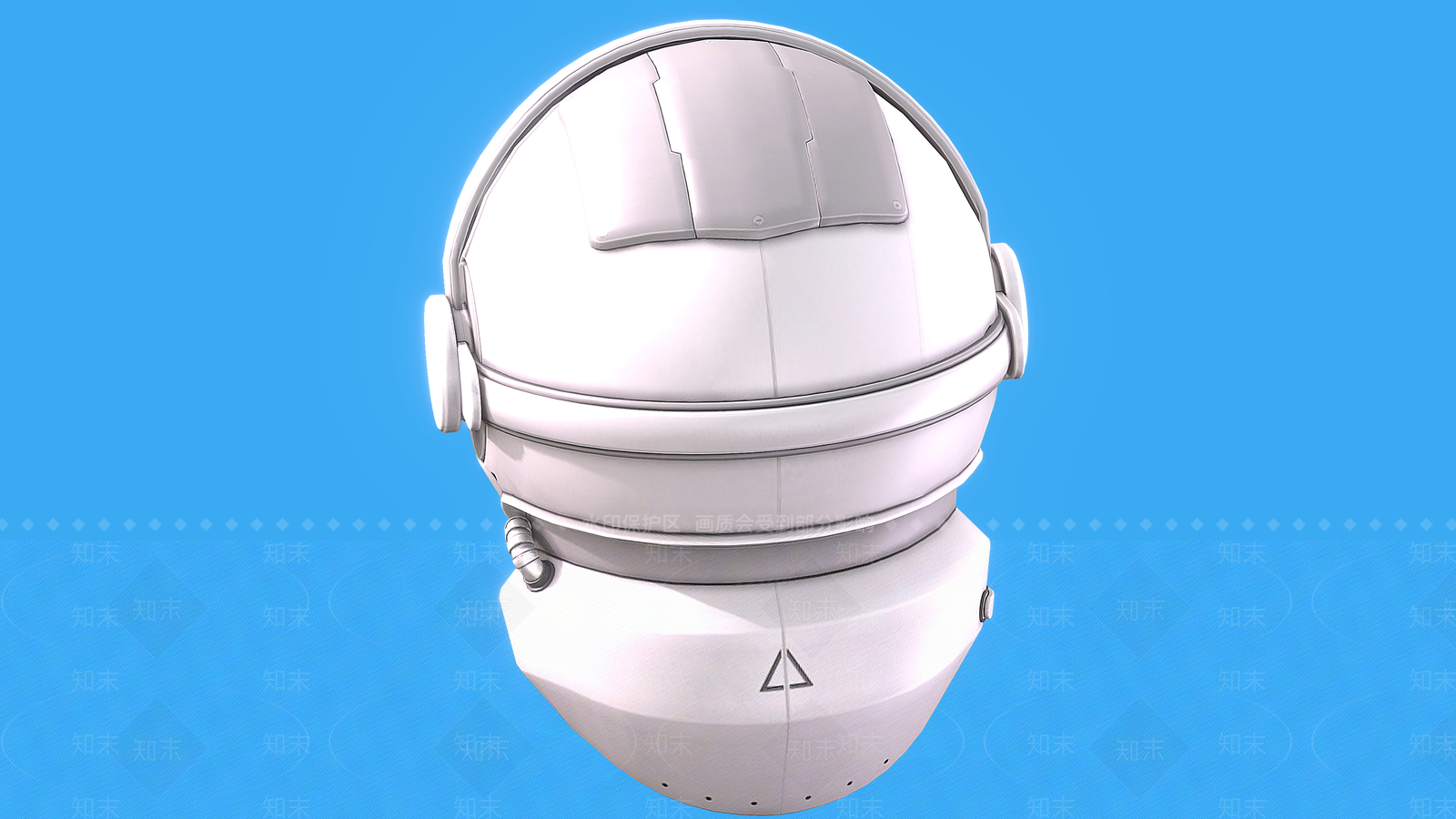 现代帽子3D模型渲染效果图