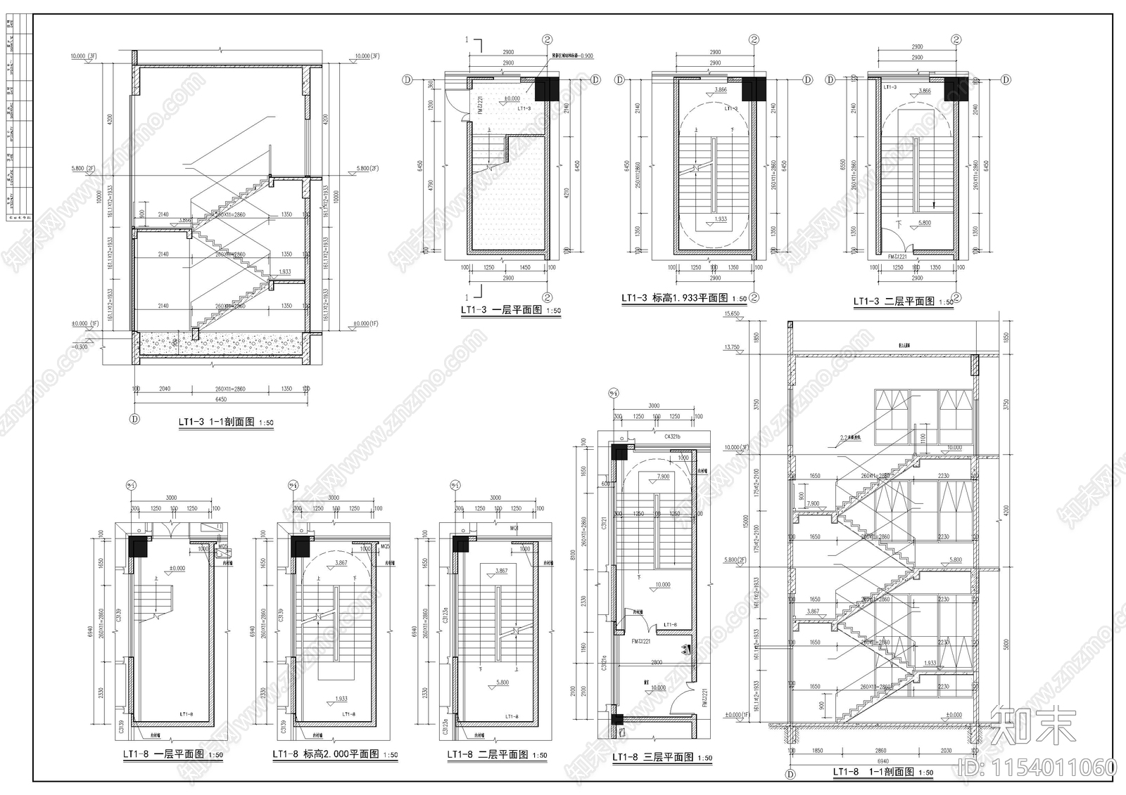 23层新古典办公楼建筑cad施工图下载【ID:1154011060】