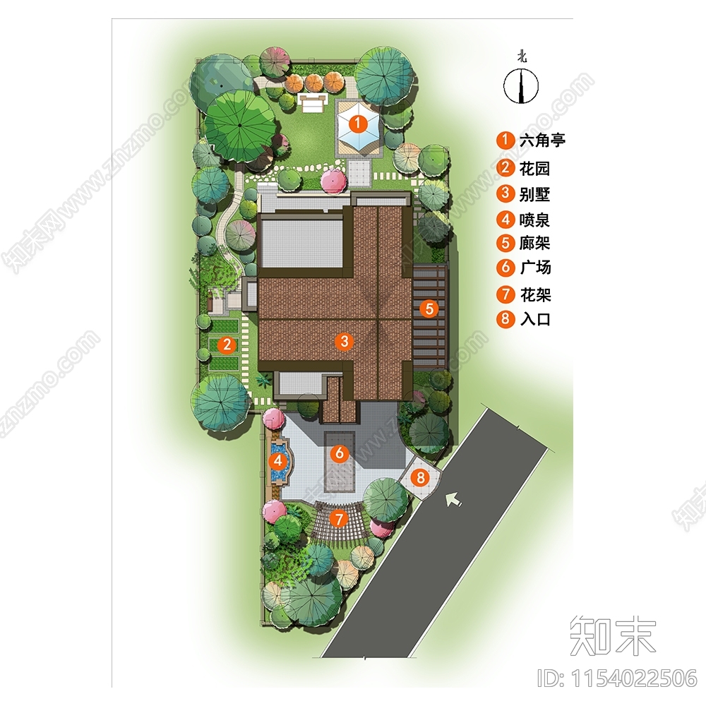 景观彩平图设计素材精品下载_知末网
