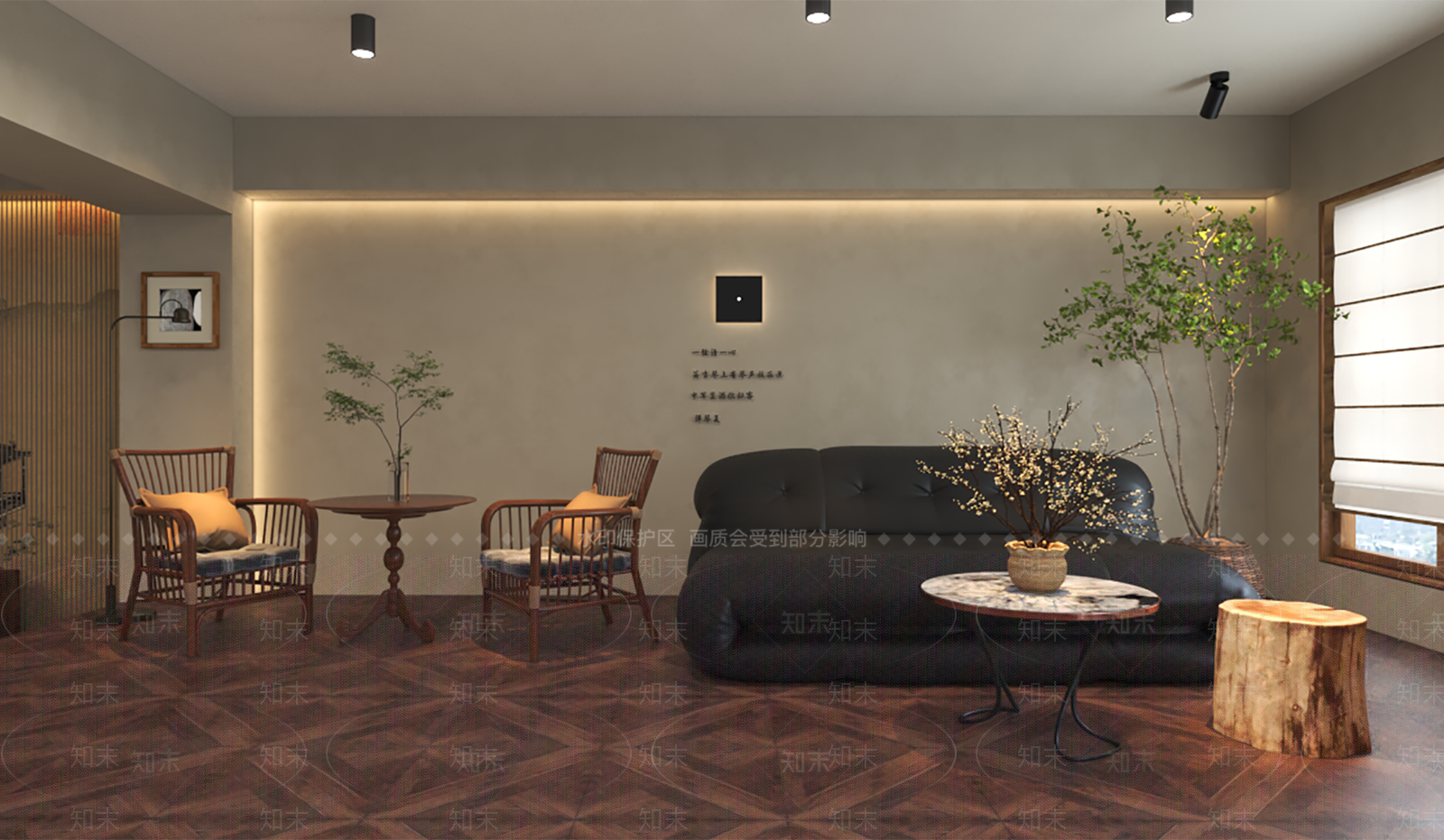 新中式茶馆3D模型下载【ID:1154024973】