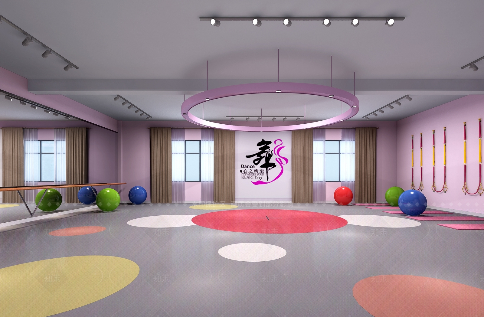现代健身房3D模型下载【ID:1214558289】