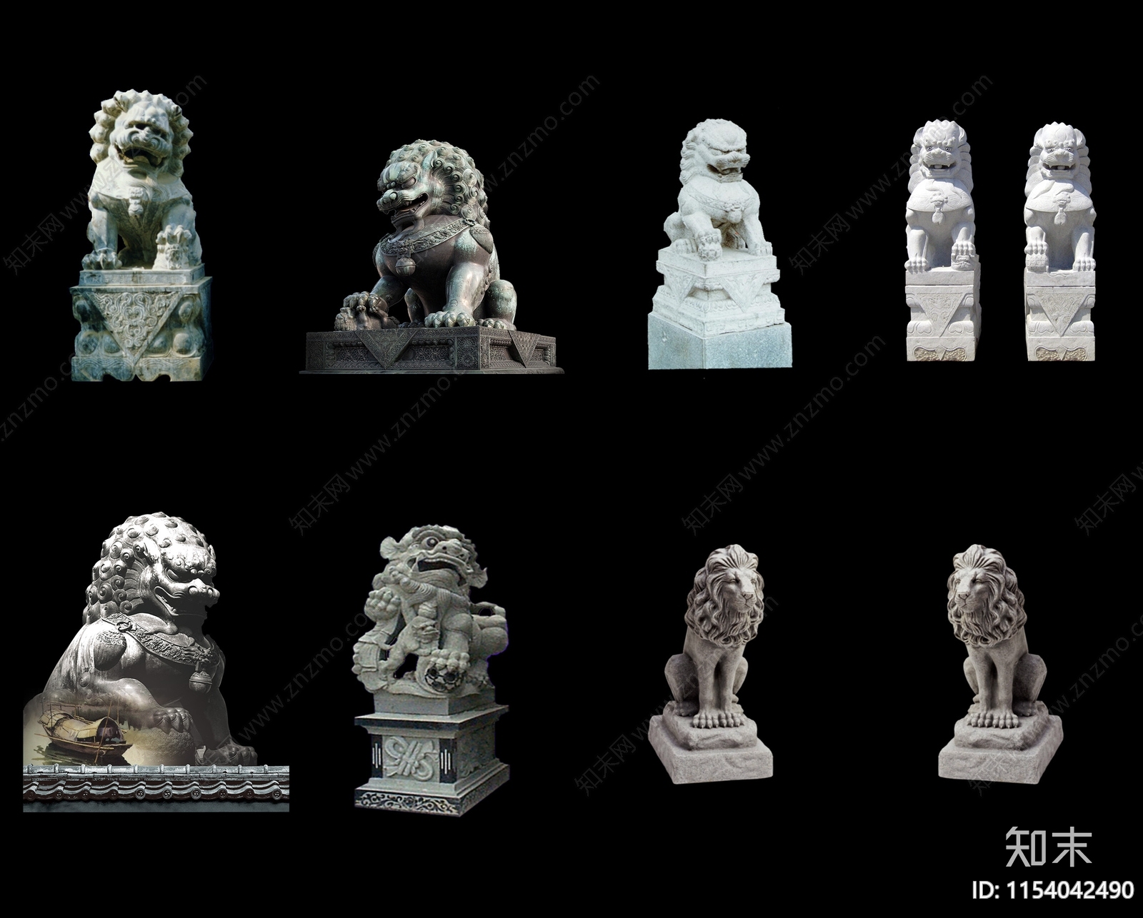 PSD免抠古代建筑石狮下载【ID:1154042490】undefined