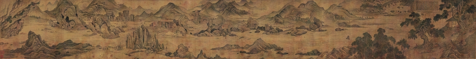 中式装饰画闽游图贴图下载【ID:1154049794】