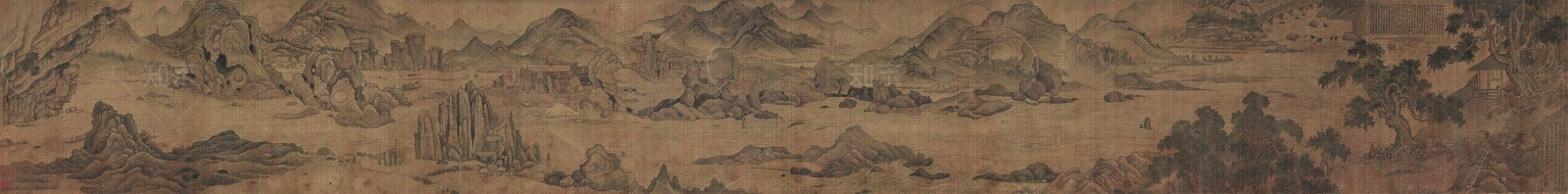 中式装饰画明贴图下载【ID:1154050121】