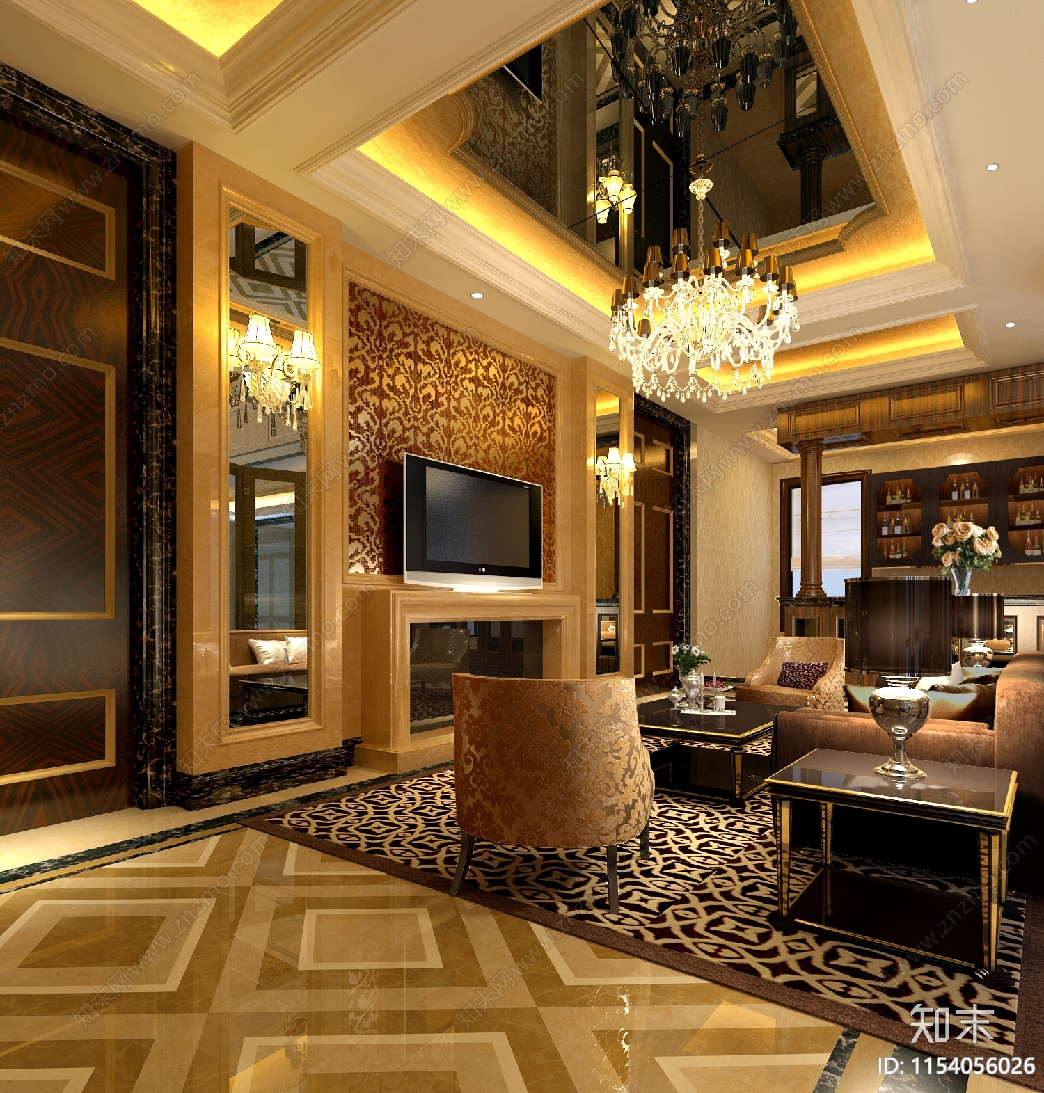 酒店金牌会所cad施工图下载【ID:1154056026】