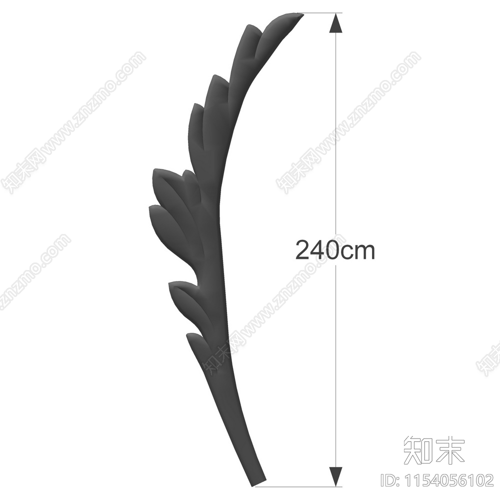 现代铁艺构件SU模型下载【ID:1154056102】