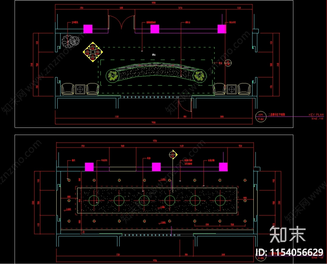 豪华浴场装修cad施工图下载【ID:1154056629】