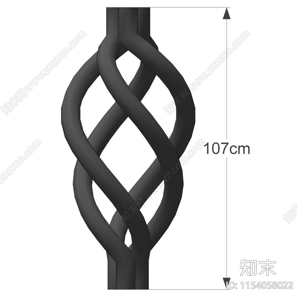 现代铁艺构件SU模型下载【ID:1154058022】