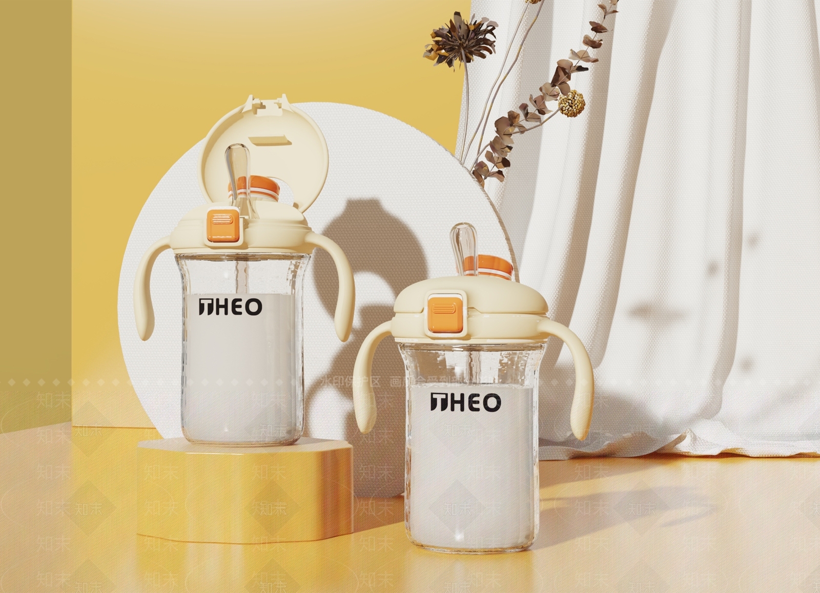 婴儿奶瓶3D模型下载【ID:1154061205】