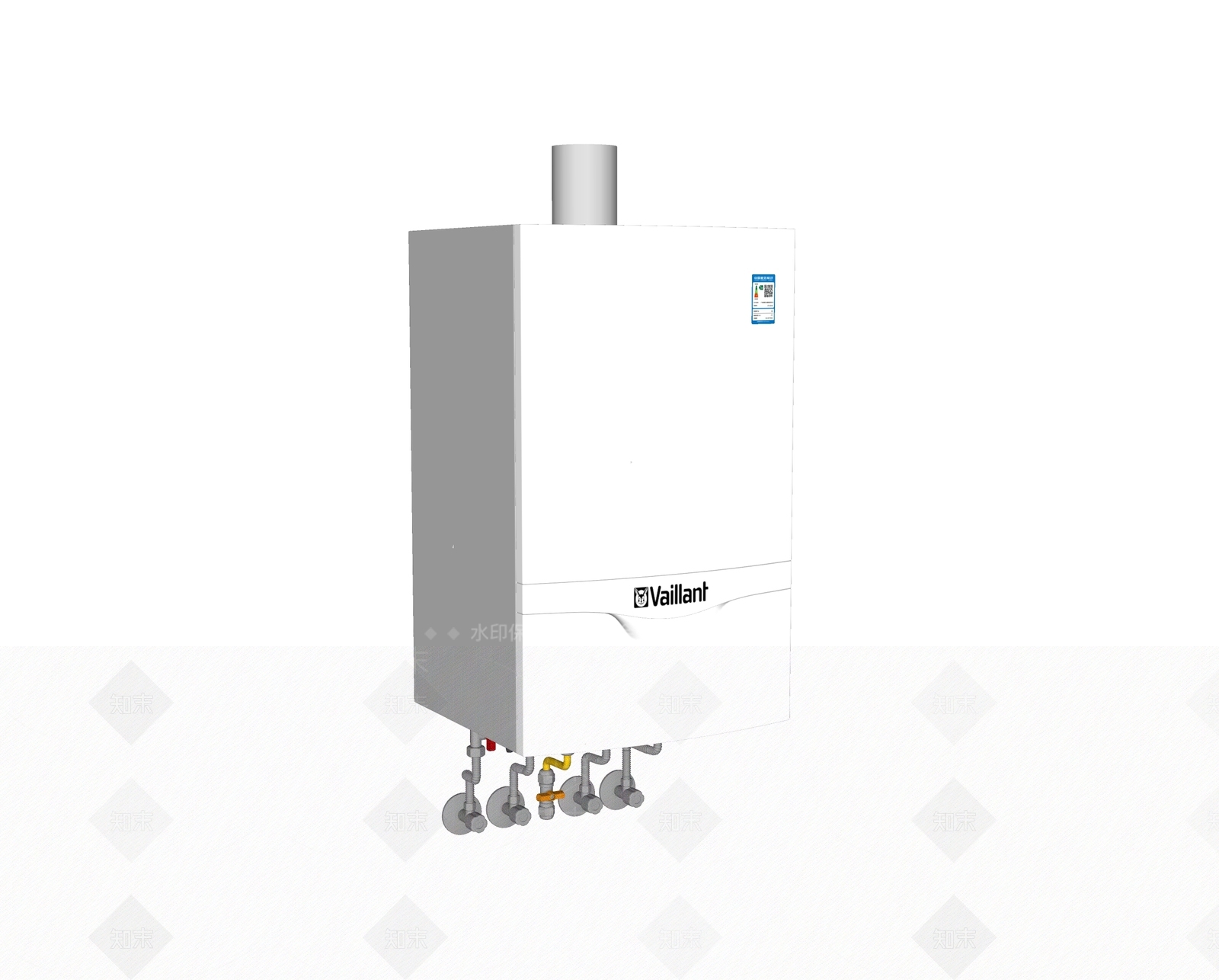 燃气热水器SU模型下载【ID:1154063974】