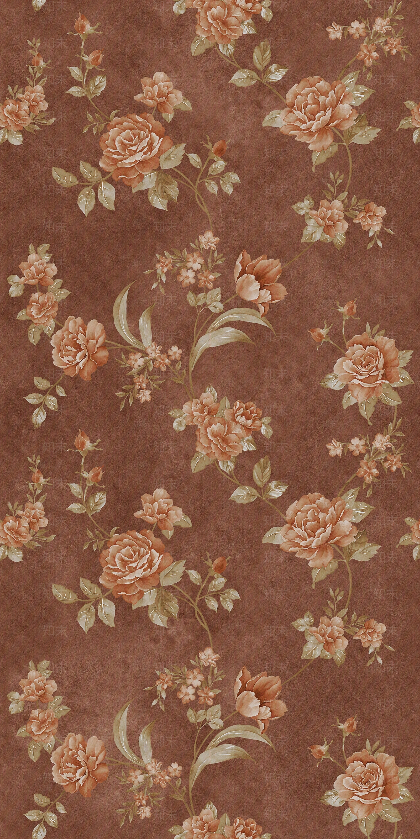 无缝美拉德色系花片砖贴图下载【ID:1154069920】