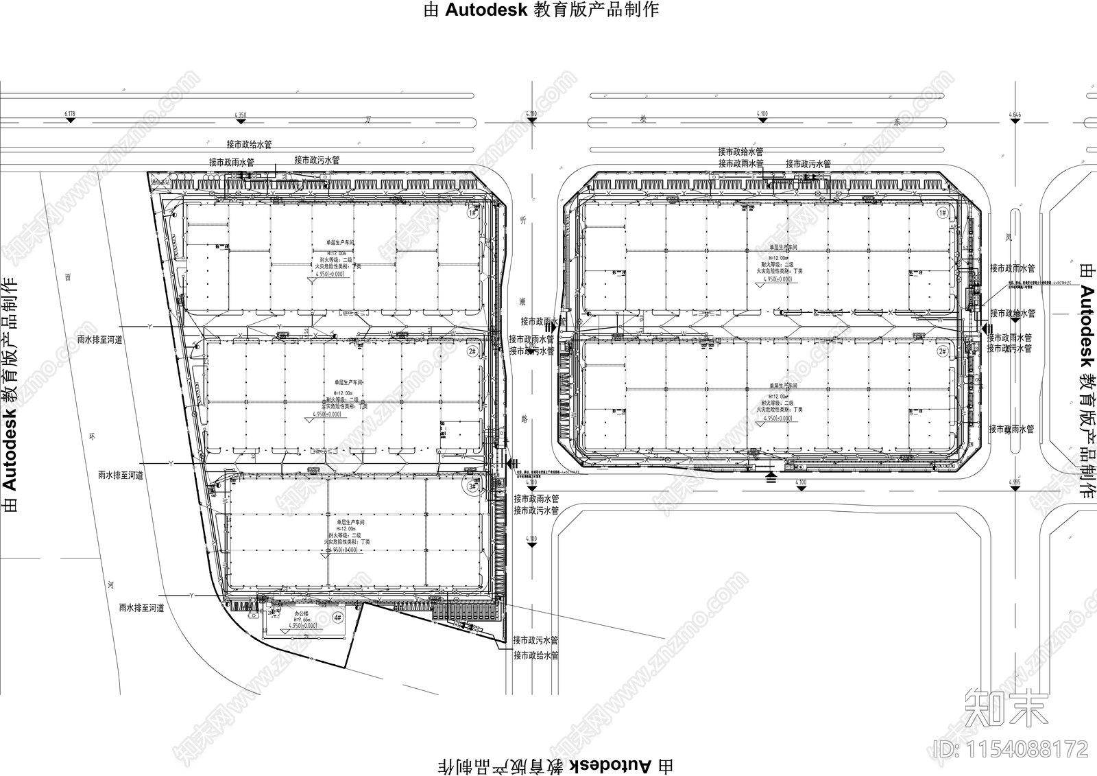 丁山重钢厂房cad施工图下载【ID:1154088172】