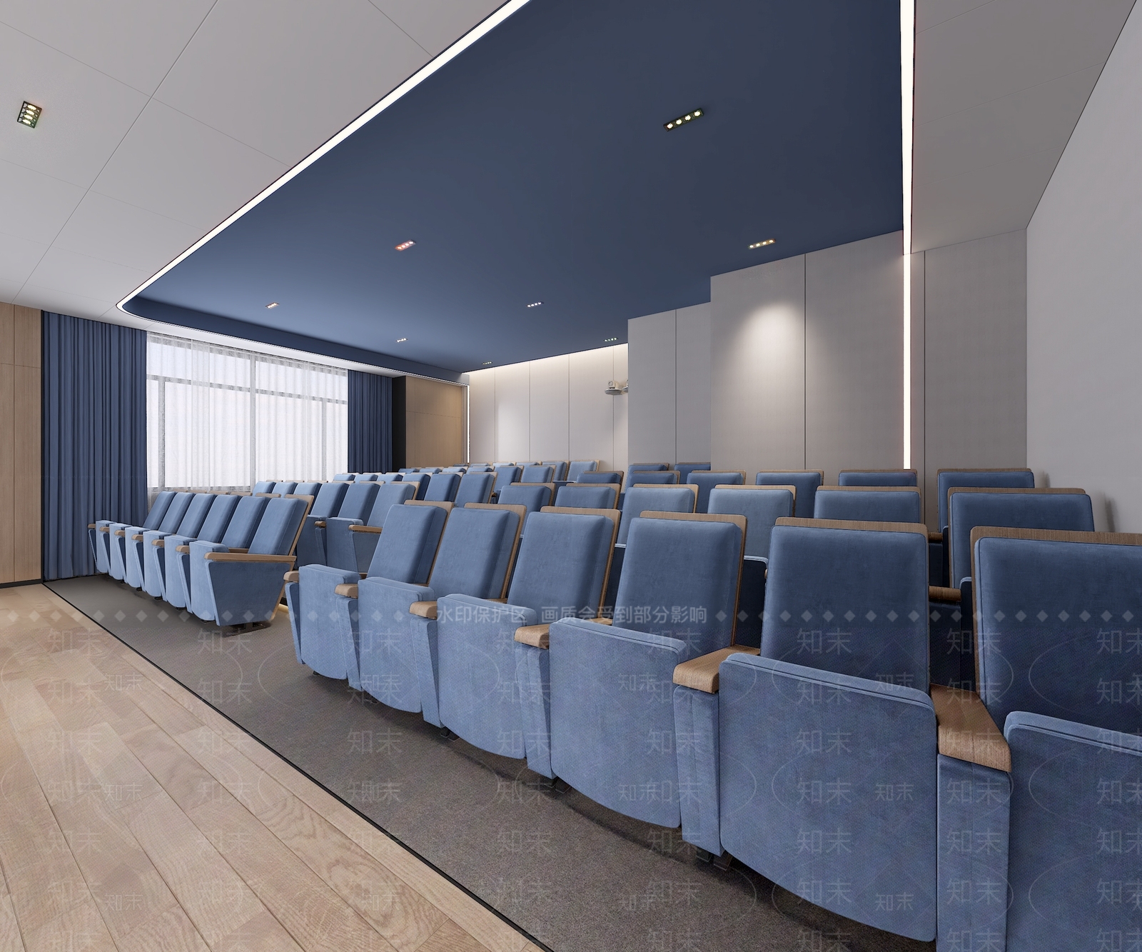 现代报告厅3D模型下载【ID:1214316111】