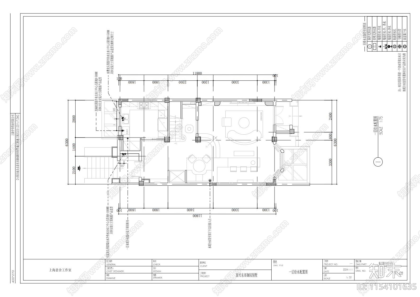 北欧cad施工图下载【ID:1154101635】