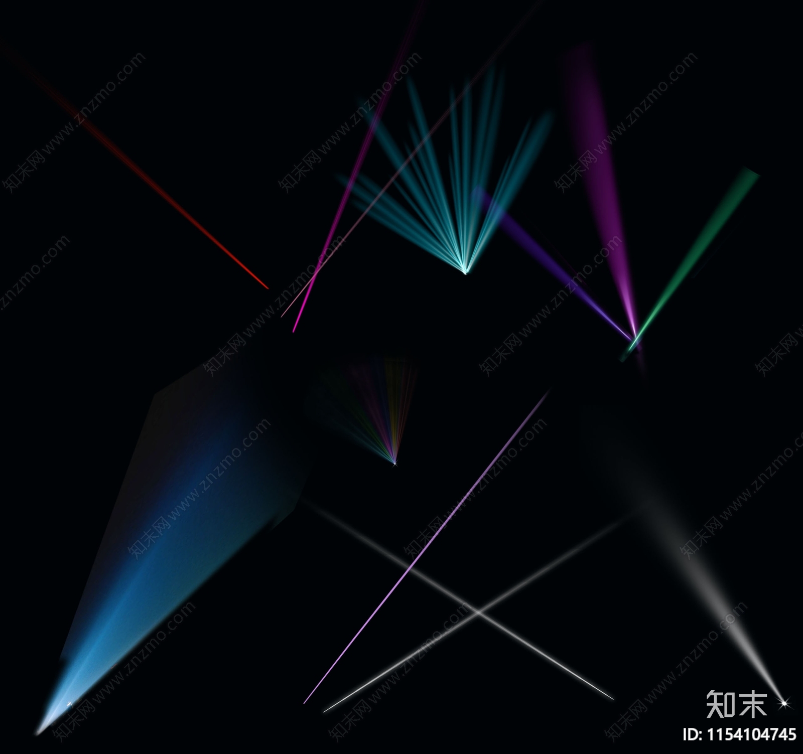 PSD免抠夜景激光光束下载【ID:1154104745】undefined