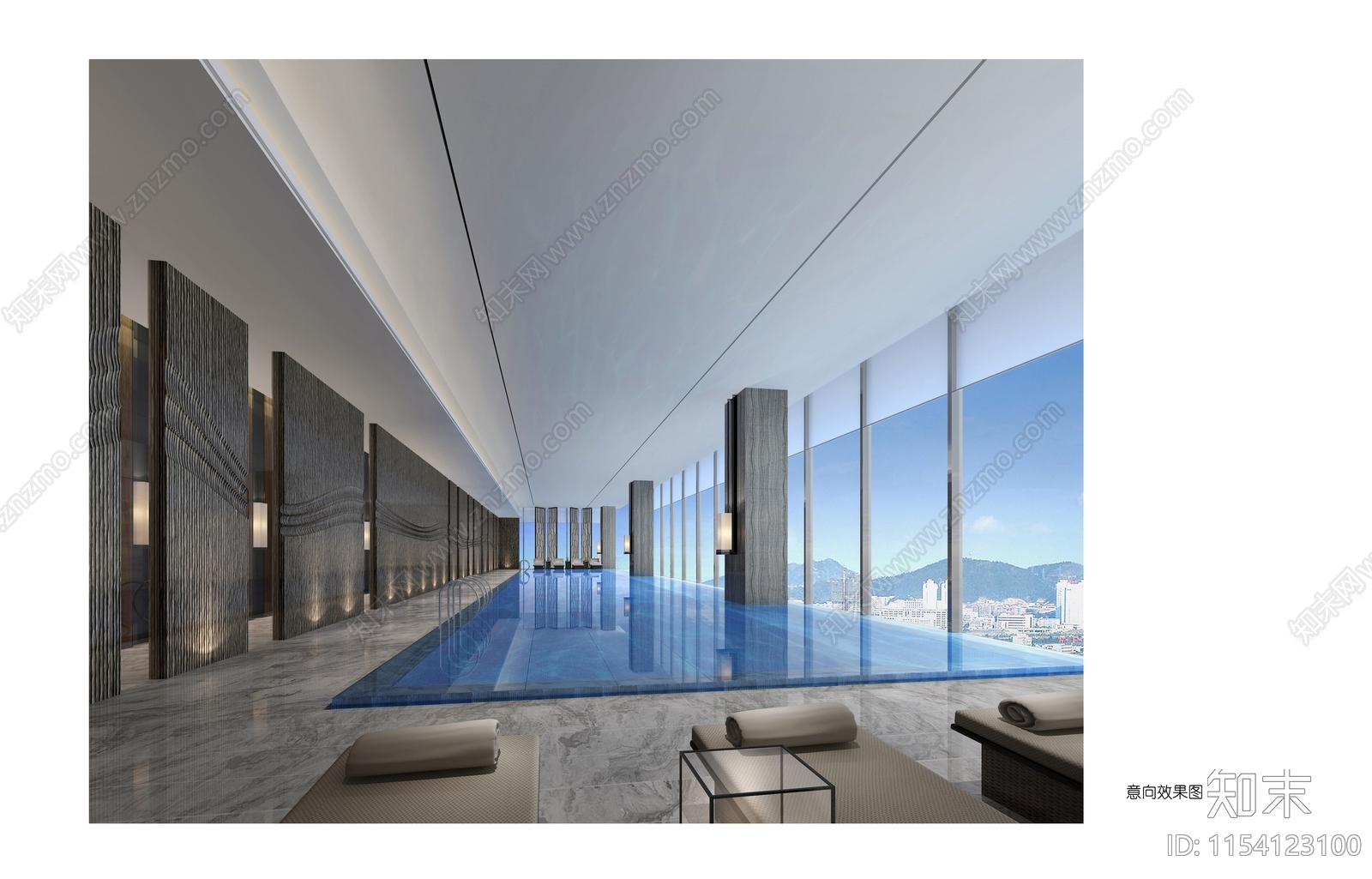 高层酒店餐厅吧台施工图下载【ID:1154123100】