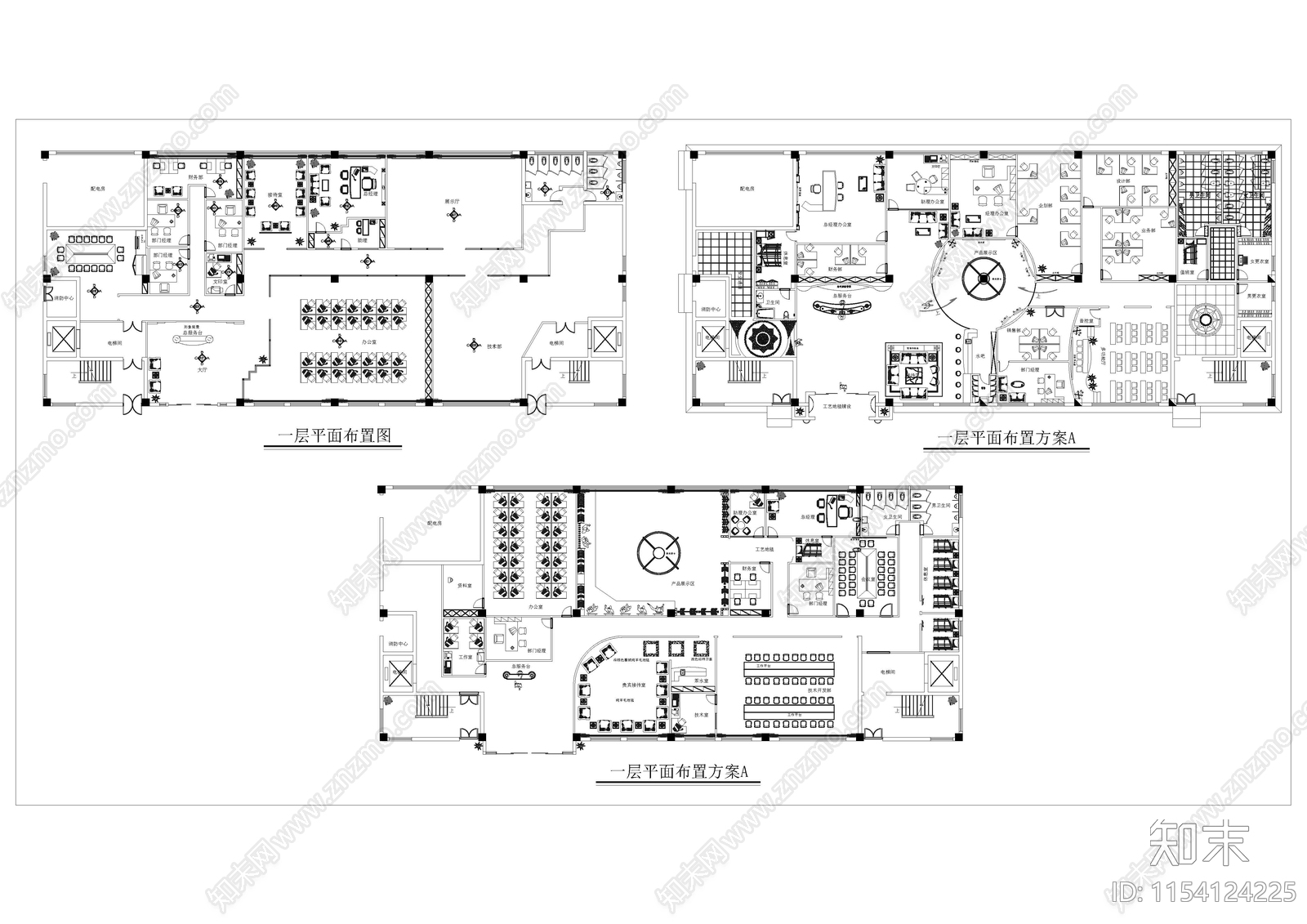 900m²服装专卖店平面方案布置图cad施工图下载【ID:1154124225】