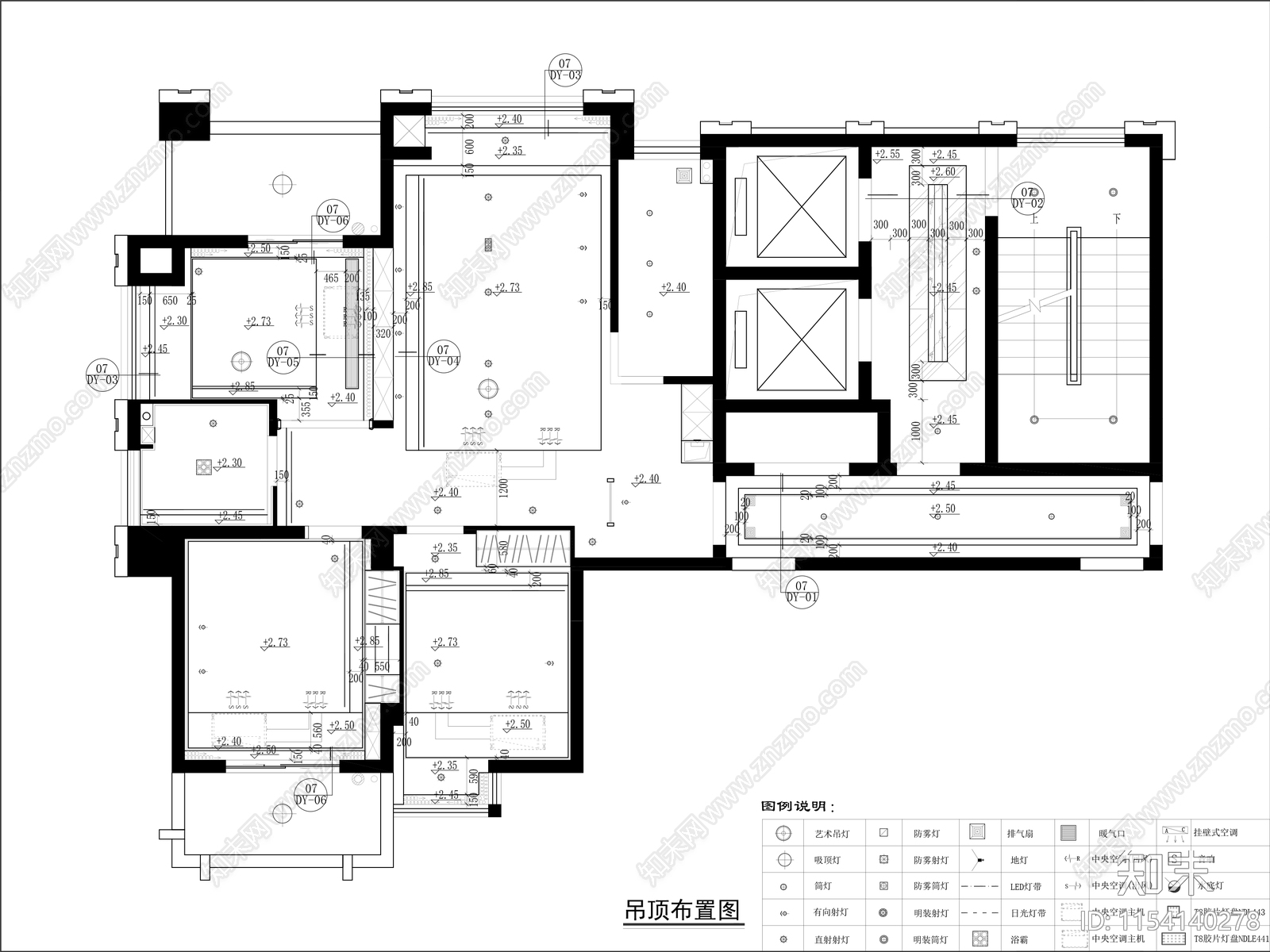 15款天花顶棚图图库大全施工图下载【ID:1154140278】