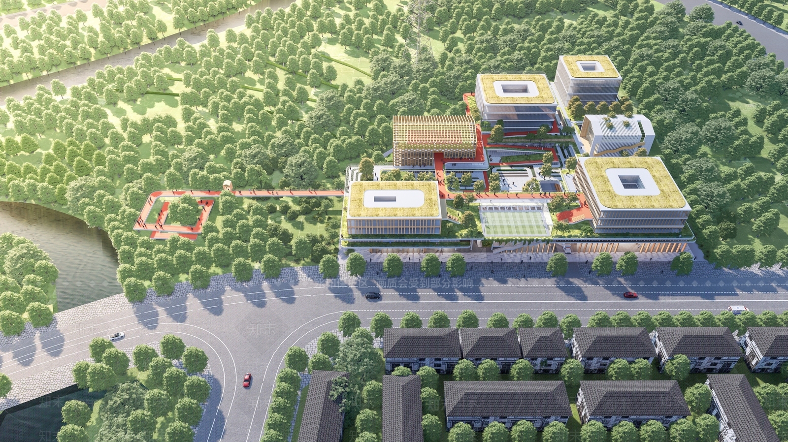 现代重庆医养综合体SU模型下载【ID:1154148654】