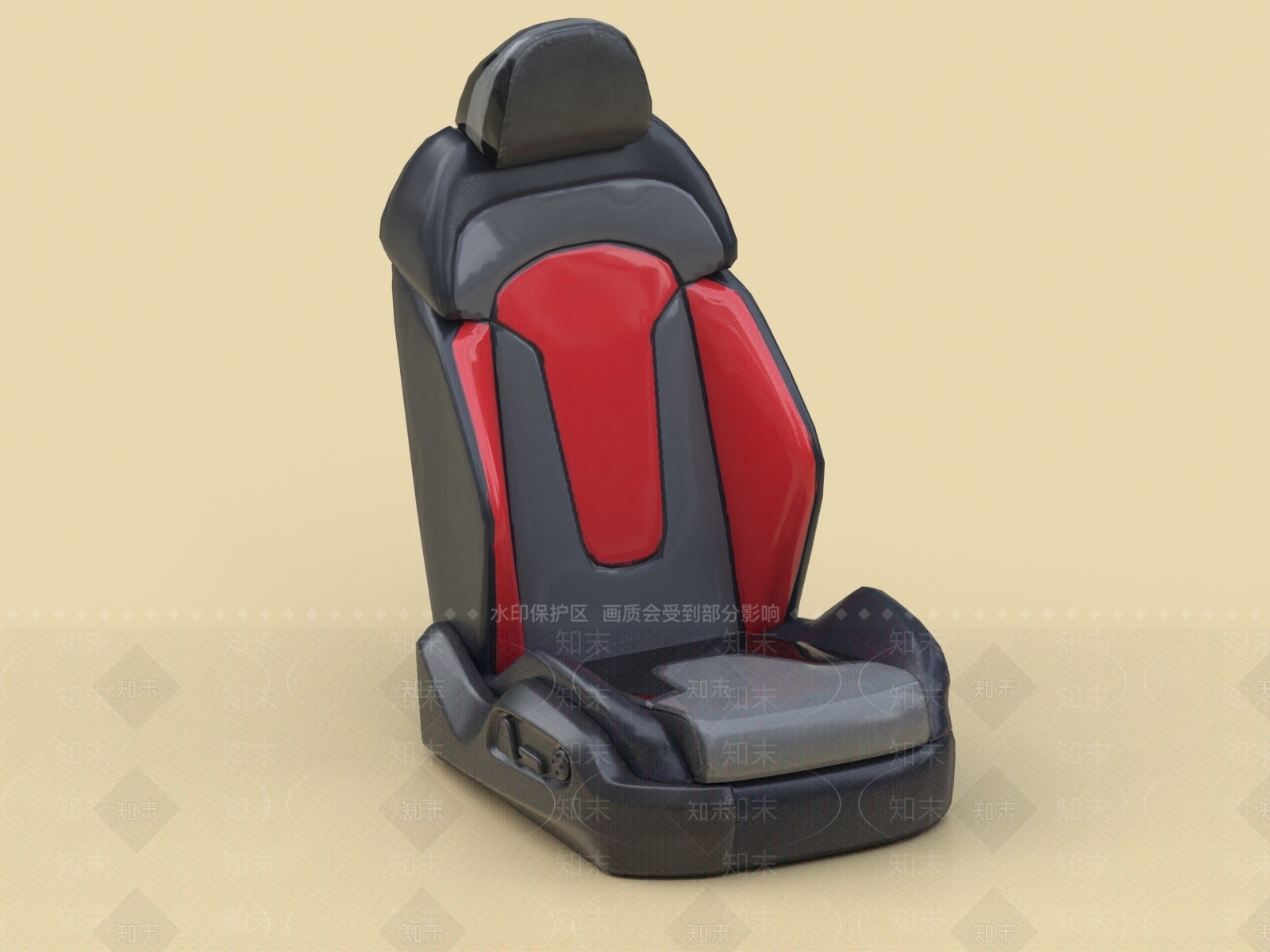 现代汽车座椅3D模型下载【ID:1154171532】