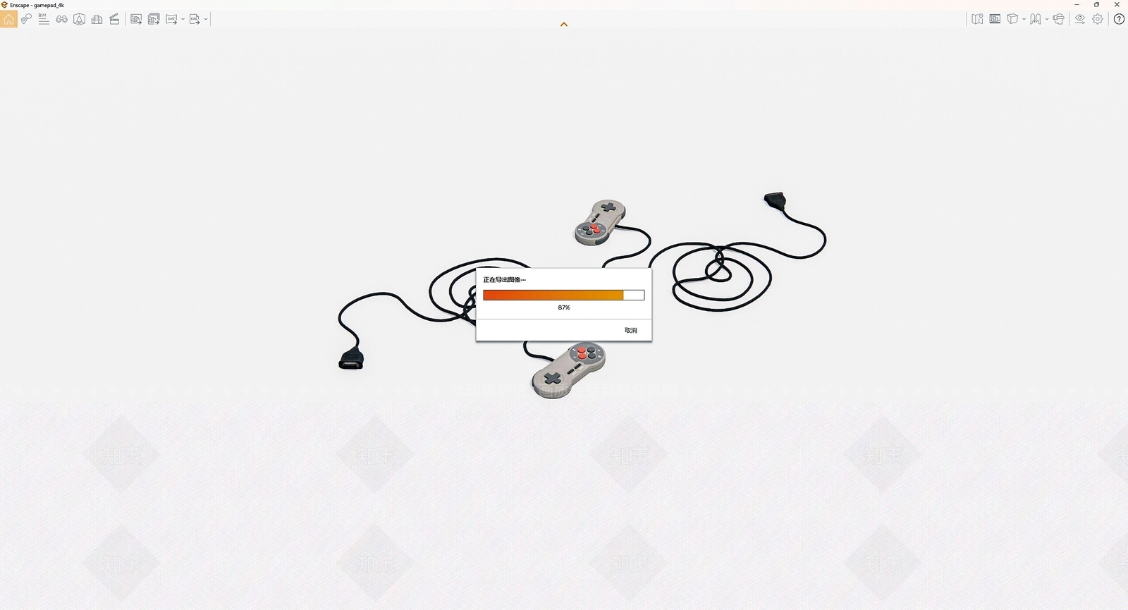 老旧游戏手柄SU模型下载【ID:1154175365】