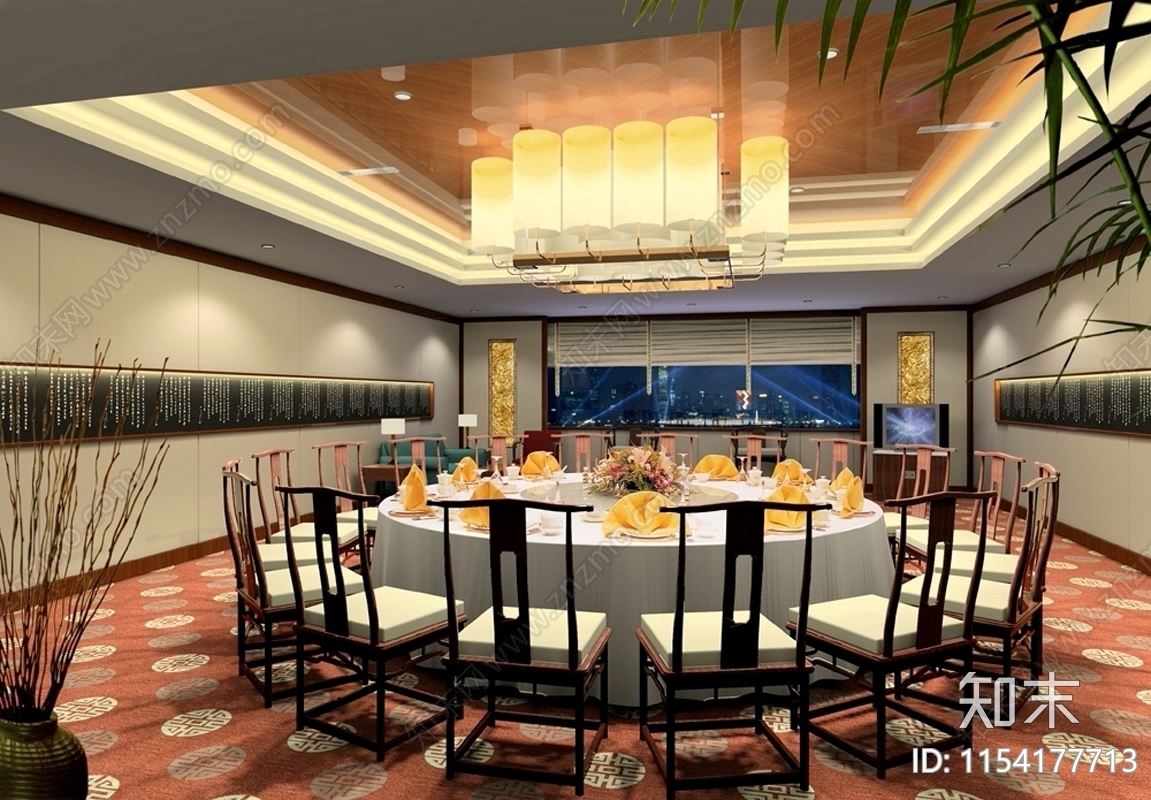 豪华包厢室内cad施工图下载【ID:1154177713】