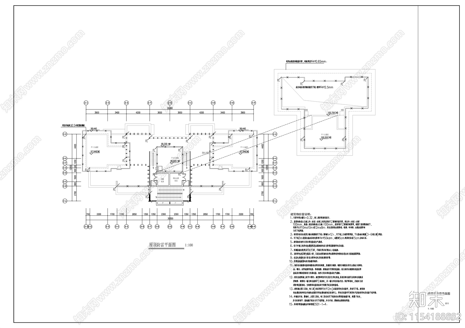 高层住宅楼建筑电气施工图下载【ID:1154188882】