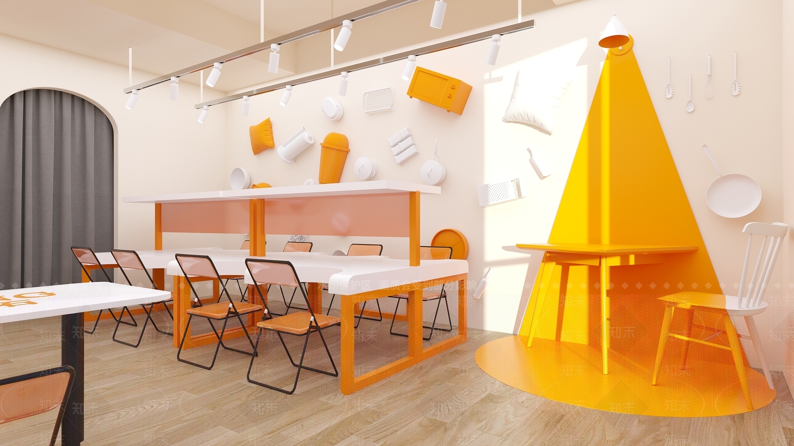 现代美甲店3D模型下载【ID:1214317748】