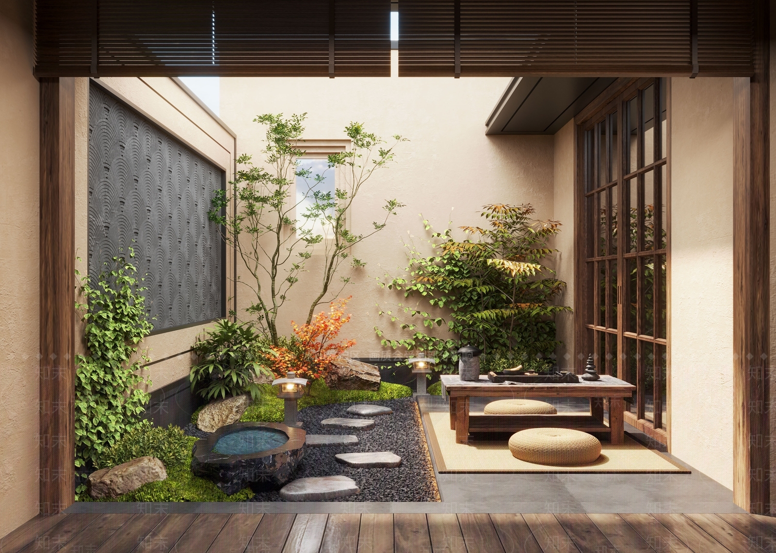 庭院3D模型精品下载_3dmax模型_知末网