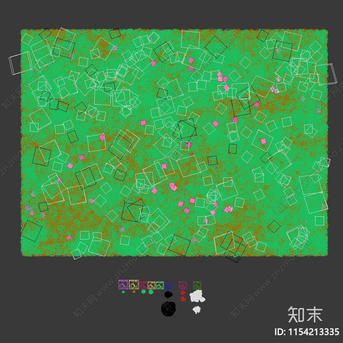 草坪草地野草3D模型下载【ID:1154213335】