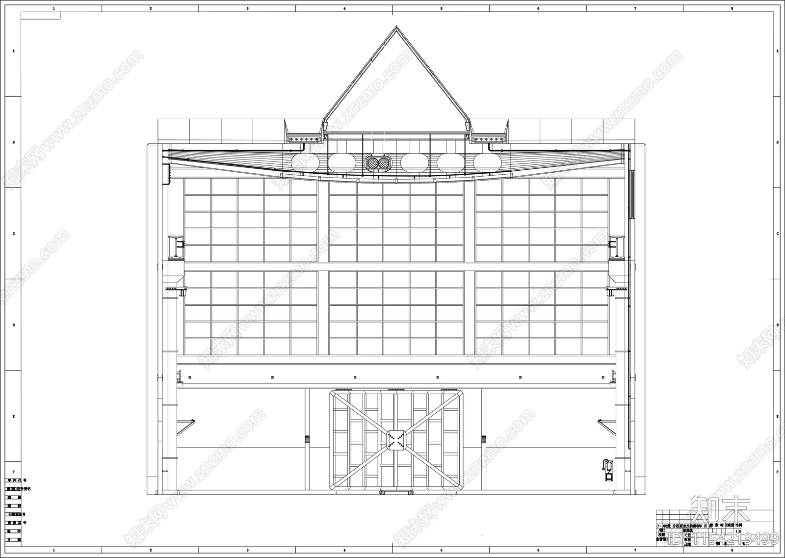 汽修修理间制图cad施工图下载【ID:1154213499】