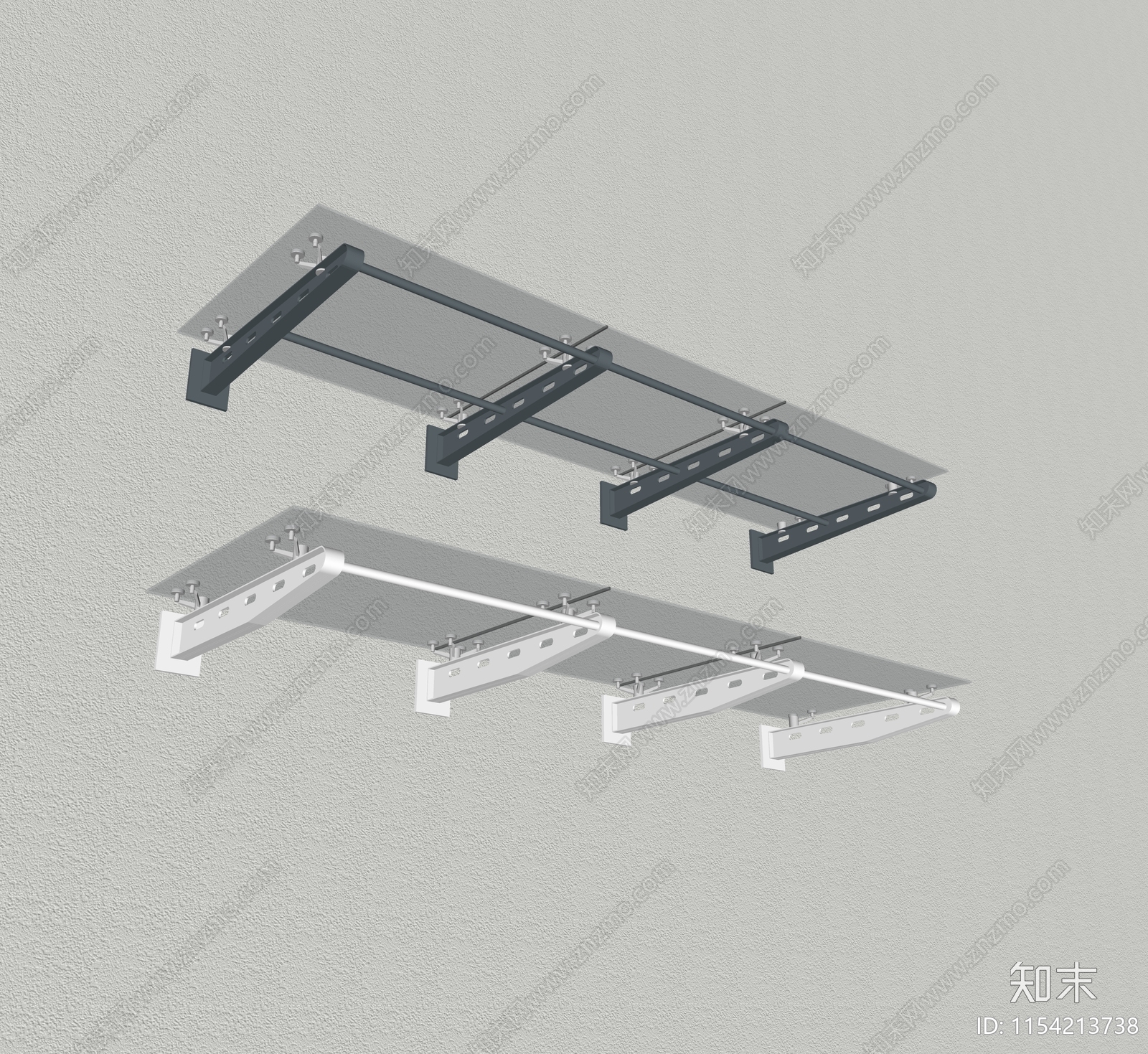 现代玻璃雨棚SU模型下载【ID:1154213738】