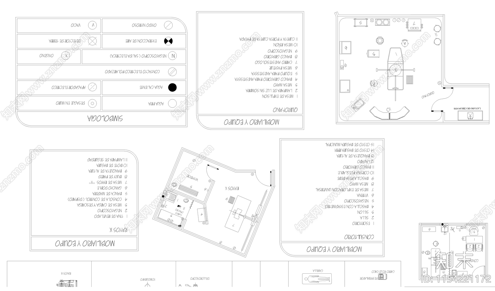 2024医院家具cad施工图下载【ID:1154221172】