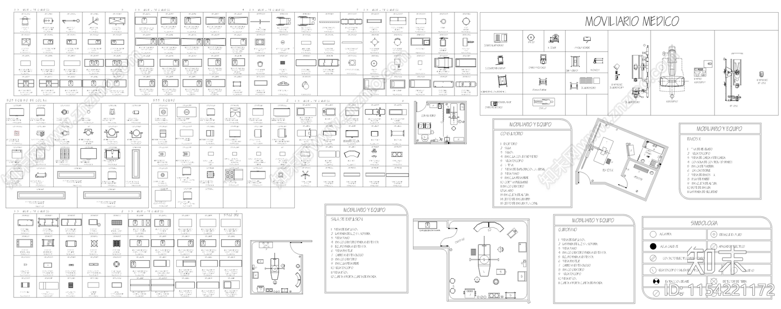 2024医院家具cad施工图下载【ID:1154221172】