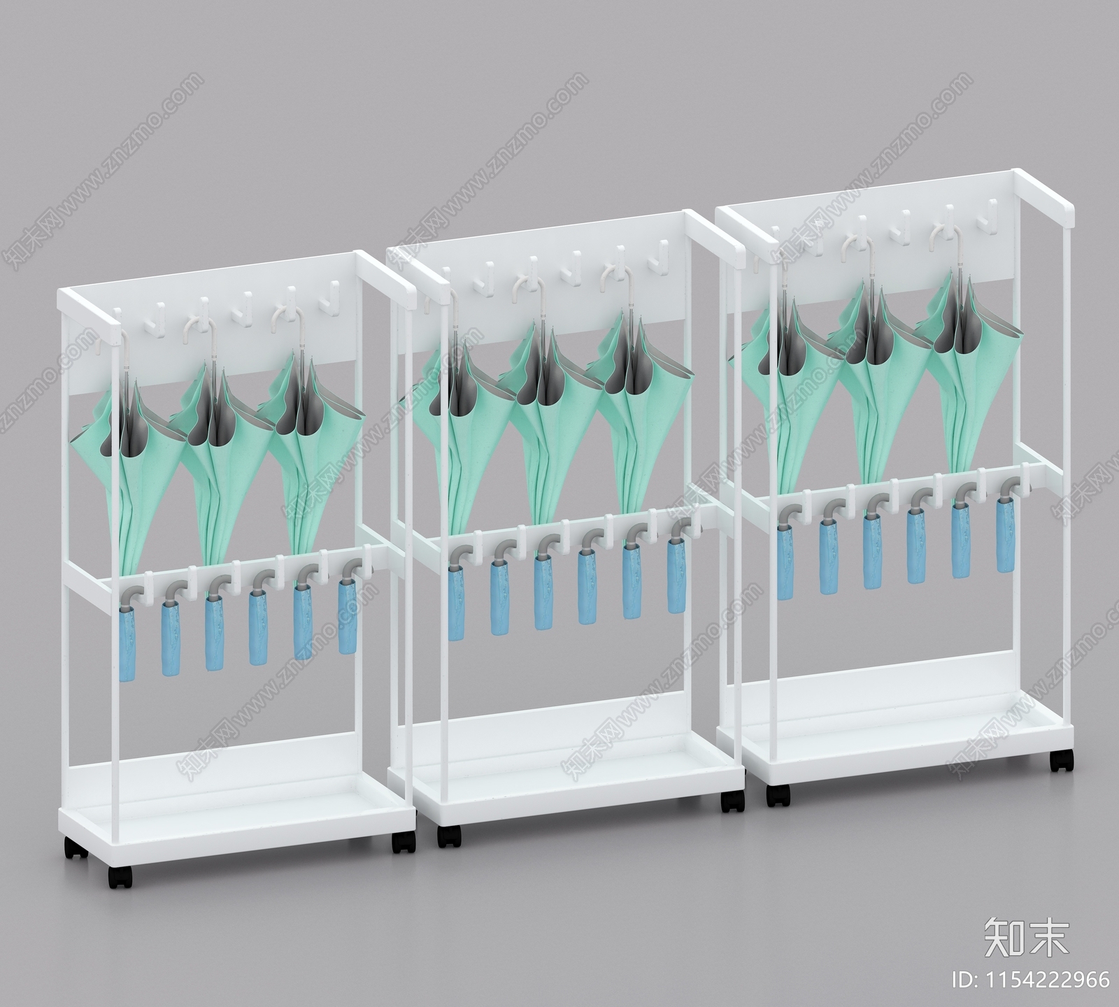 现代雨伞架3D模型下载【ID:1154222966】