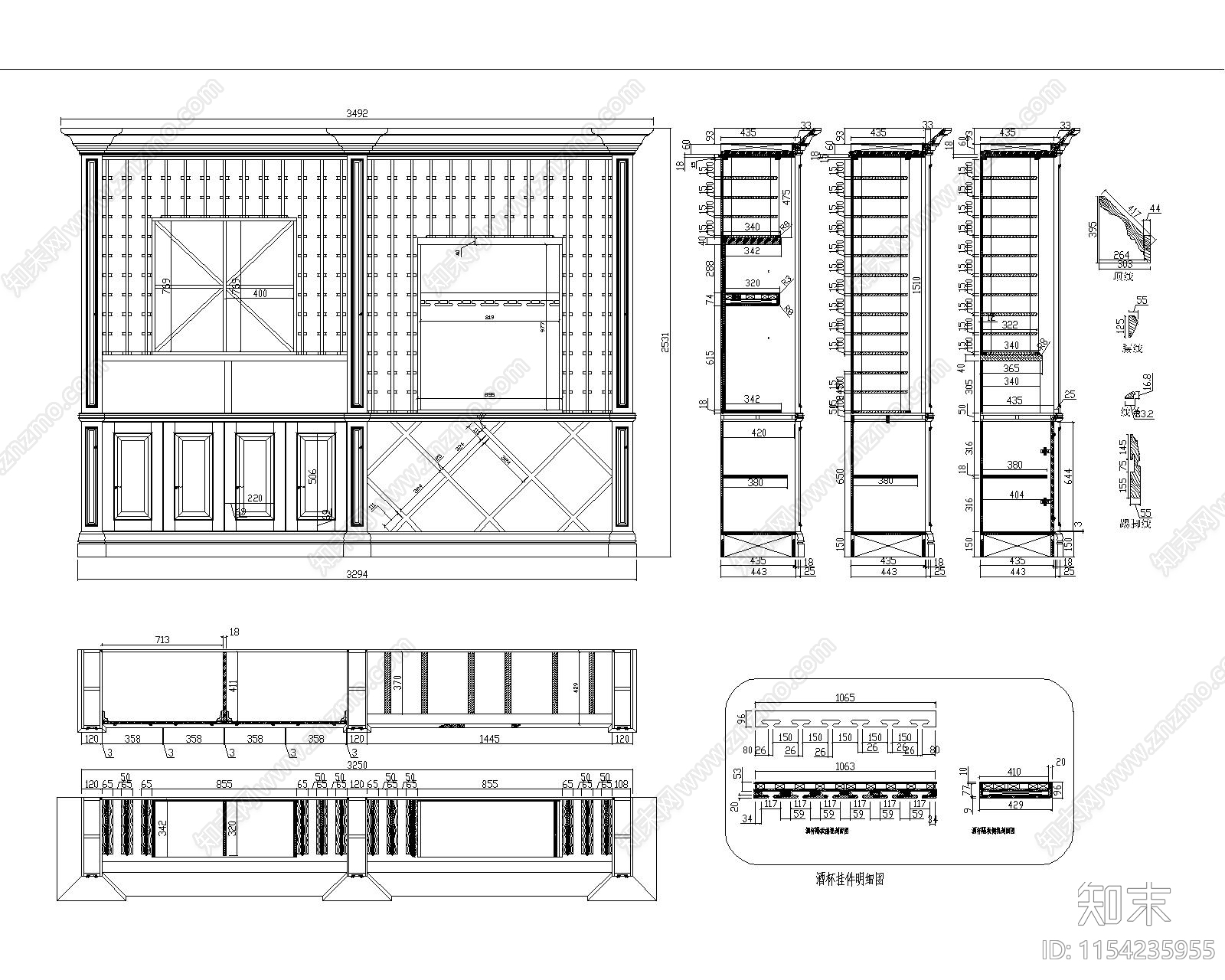 2023年最全的整木设计cad施工图下载【ID:1154235955】