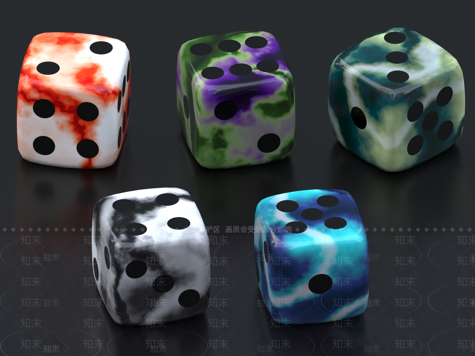 骰子3D模型下载【ID:1154238456】