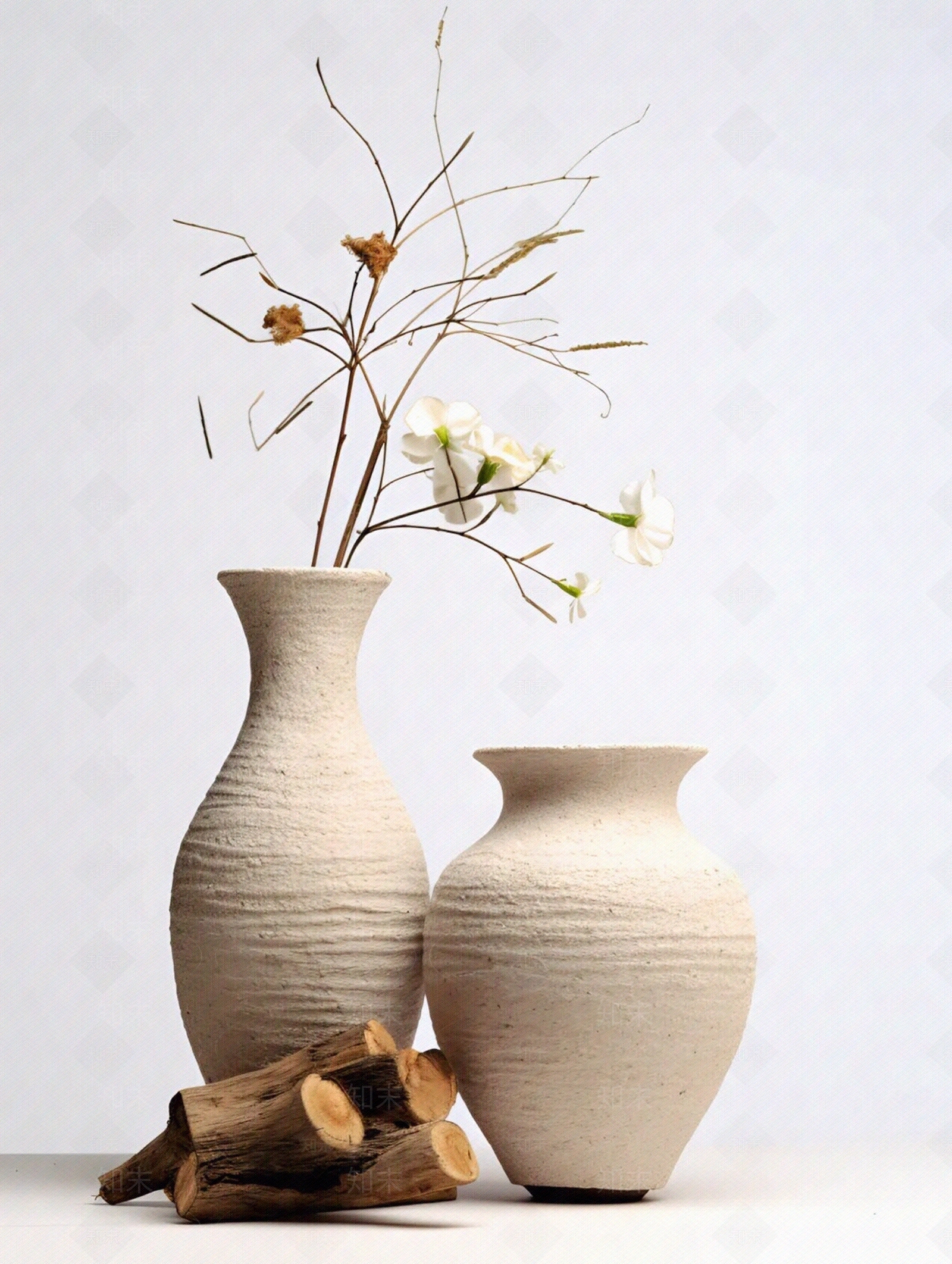 侘寂花瓶装饰画贴图下载【ID:1154243787】