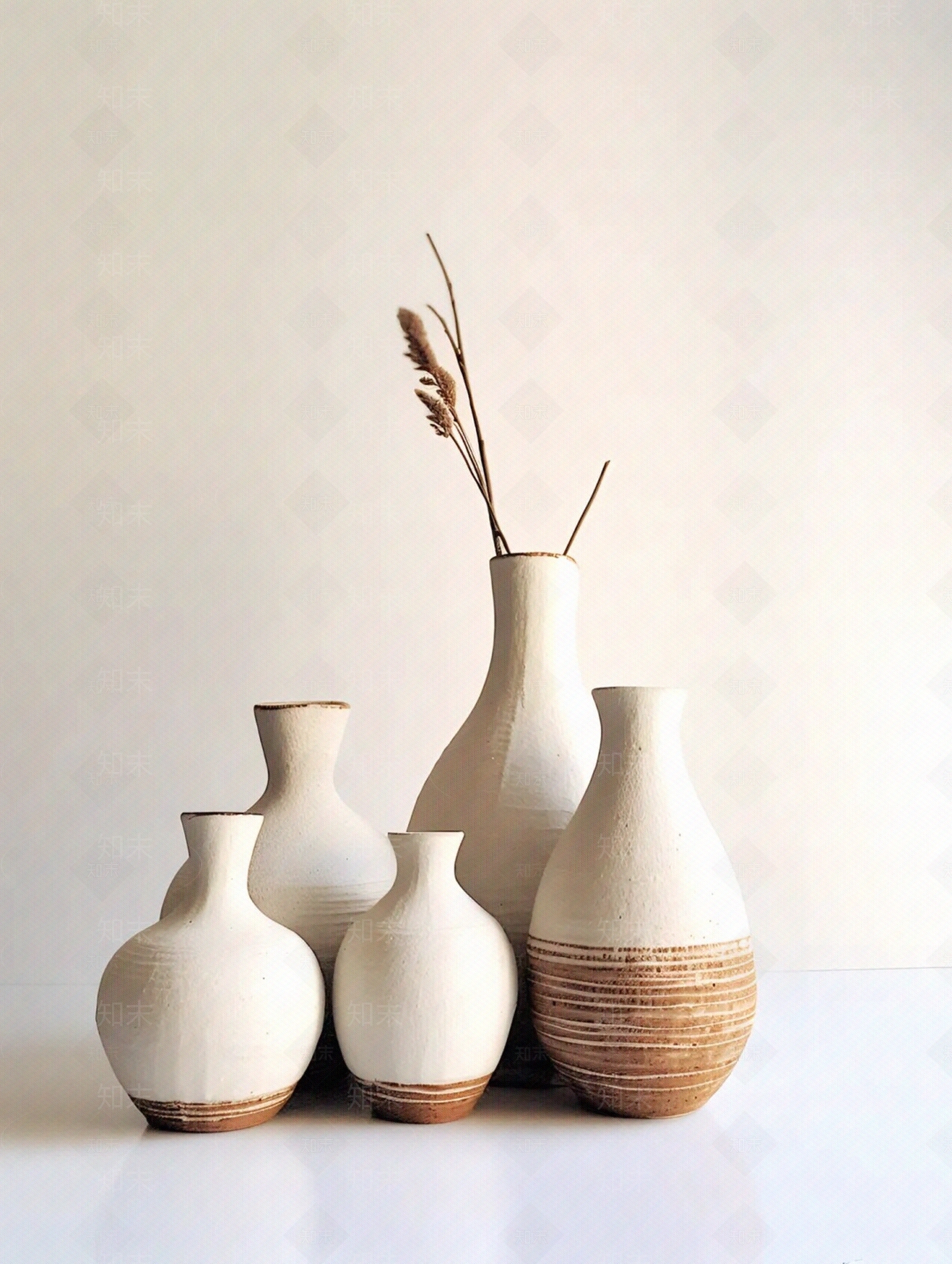 侘寂花瓶装饰画贴图下载【ID:1154243739】