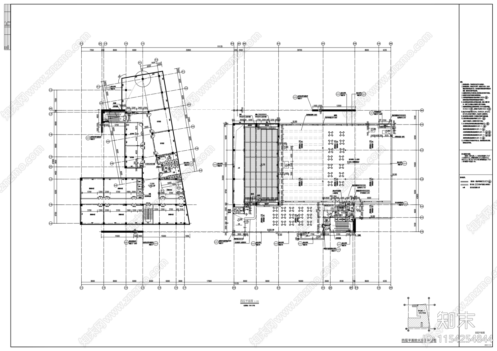 高校新校区音乐厅及师生活动中心建筑cad施工图下载【ID:1154254844】