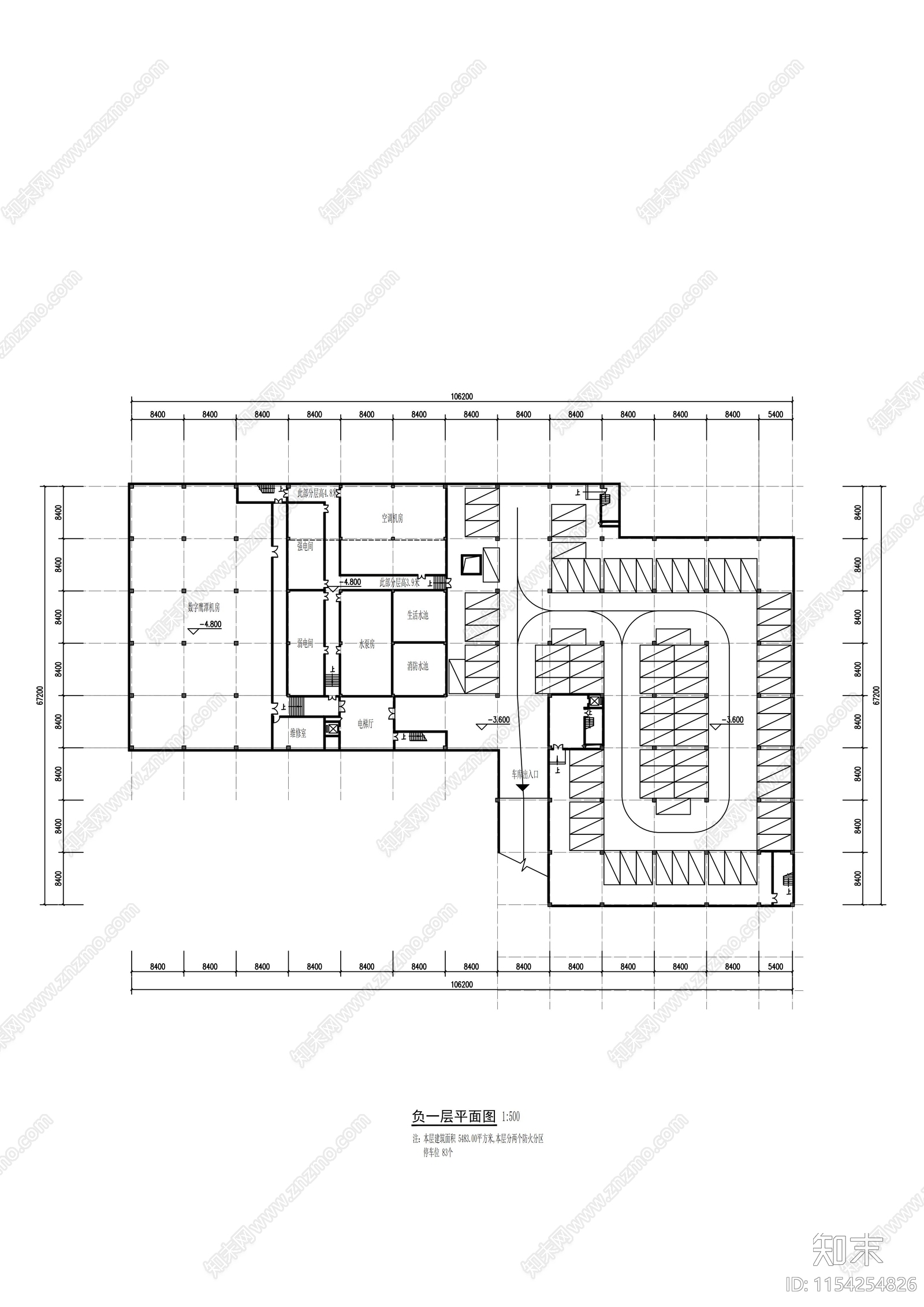 规划馆规划及单体建筑cad施工图下载【ID:1154254826】